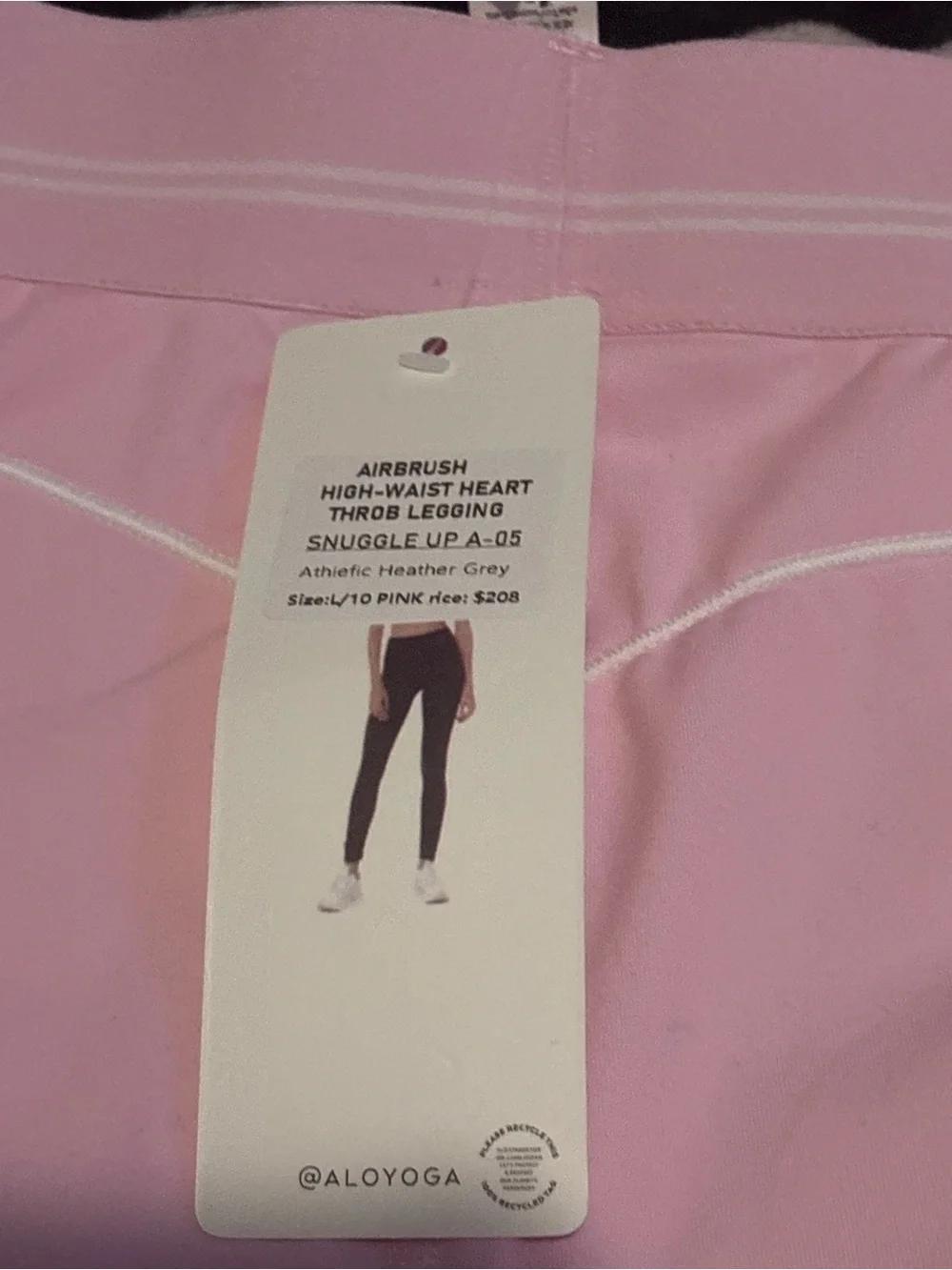 ALO Yoga Light Pink Women's High-Rise Leggings